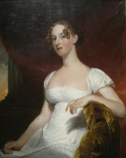 Thomas Sully Margaret Siddons, Mrs. Benjamin Kintzing Norge oil painting art